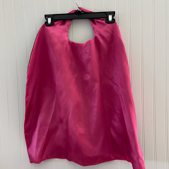 Reversible Batgirl Costume Cape with mask for Girls Item# 0013 - Picture 4 of 5